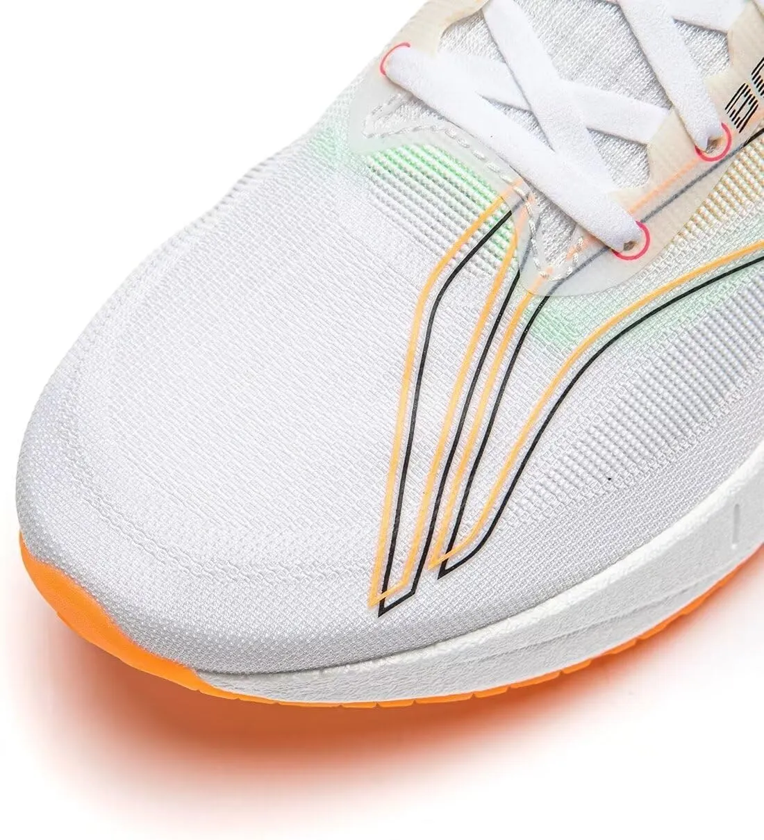 LI-NING Super Light 21 Men Running Shoes Reflective Boom Fiber High Rebound Light Weight Cushioning Sport Shoes ARBU001