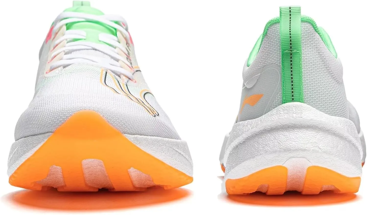 LI-NING Super Light 21 Men Running Shoes Reflective Boom Fiber High Rebound Light Weight Cushioning Sport Shoes ARBU001