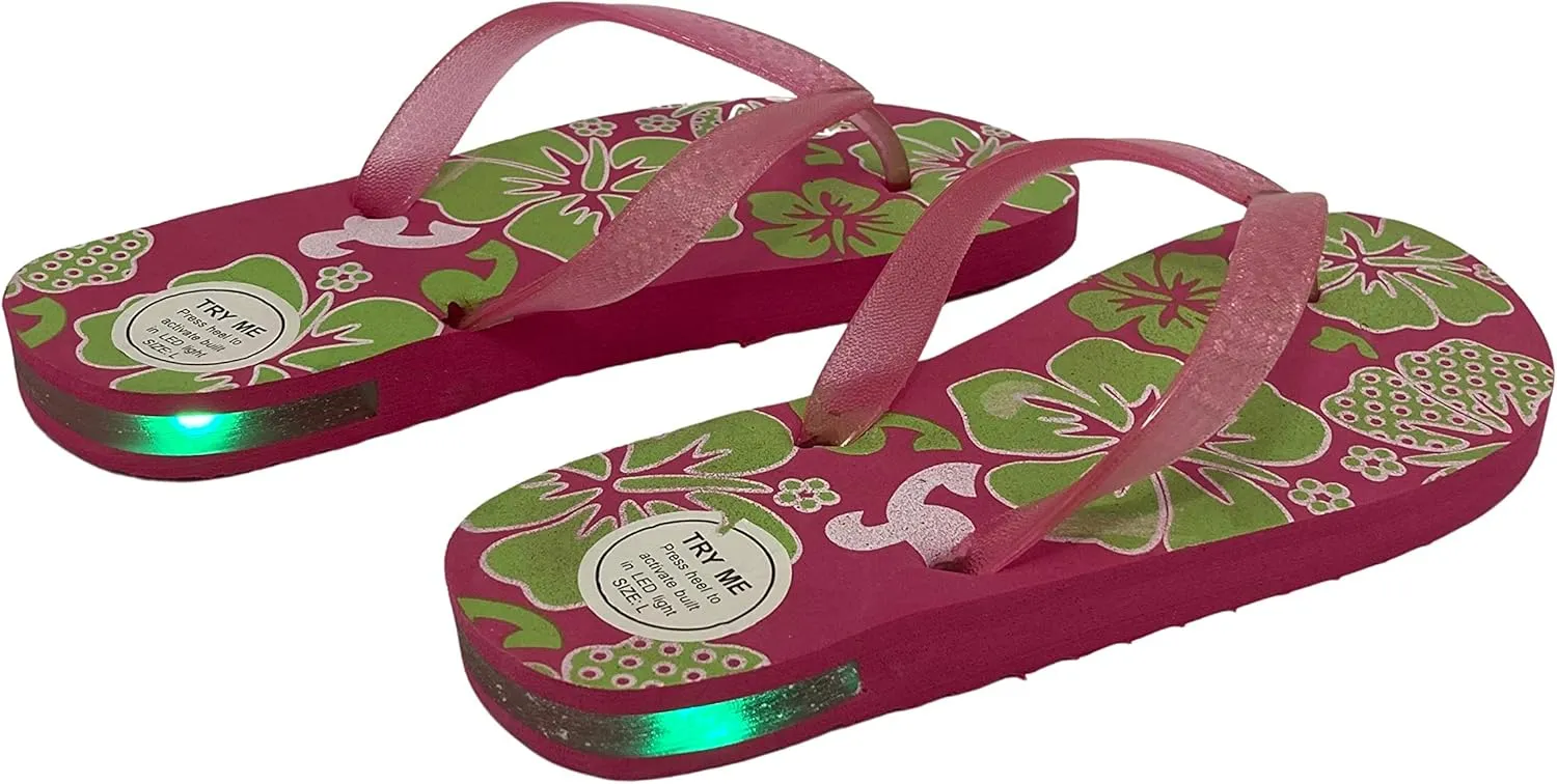 Light Up LED Flip Flops Sandals for Kids