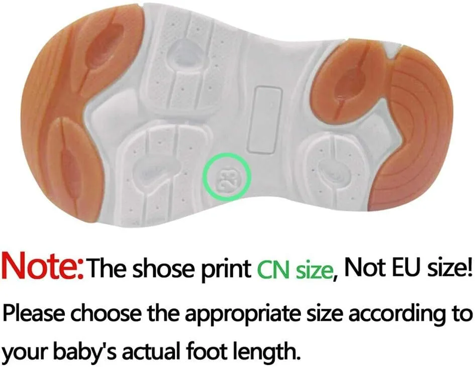 Light Up Toddler Baby Sandals Boys Girls Non Slip Open Toe Outdoor Beach Shoes Adjustable Strap Summer Sneakers