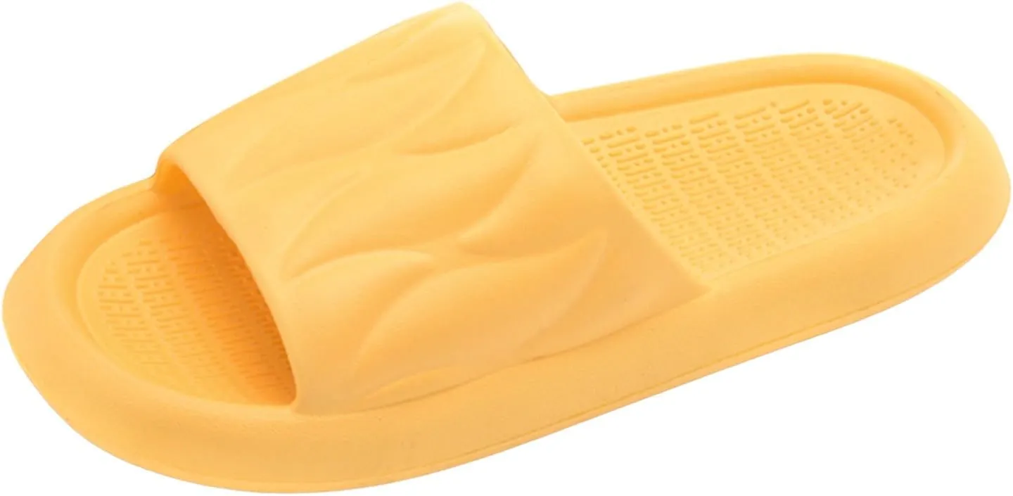 Lightweight Slides Sandal for Women Bathroom House and Pool Sandals Versatile Sandals Women's Flat Slippers