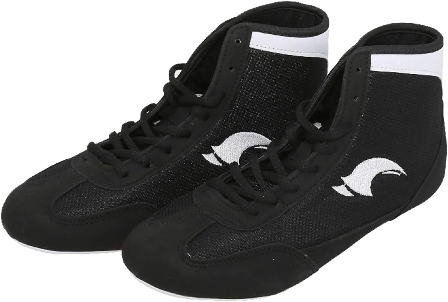 Little Kid's Wrestling Shoes Men High Top Boxing Shoes 𝐏rofessional Fitness Training Competition Long Boots
