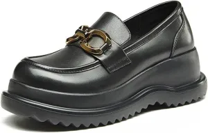 Loafers for Women Women's Casual Leather Flat Shoes Comfortable Stylish Everyday Footwear