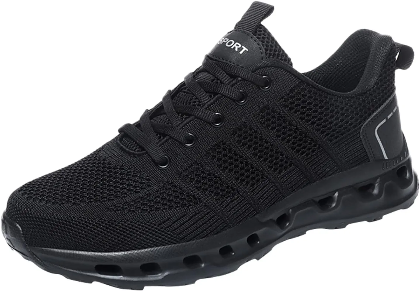 Men Shoes Summer Large Size Lace Up Mesh Outdoor Non Slip Casual Running Shoes Mens Sneaker Slippers