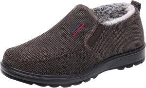 Men Snow Boots in and Winter Fashionable Simple Solid Color Comfortable Flat Bottom Warm and Men Insulated Hiking Boots