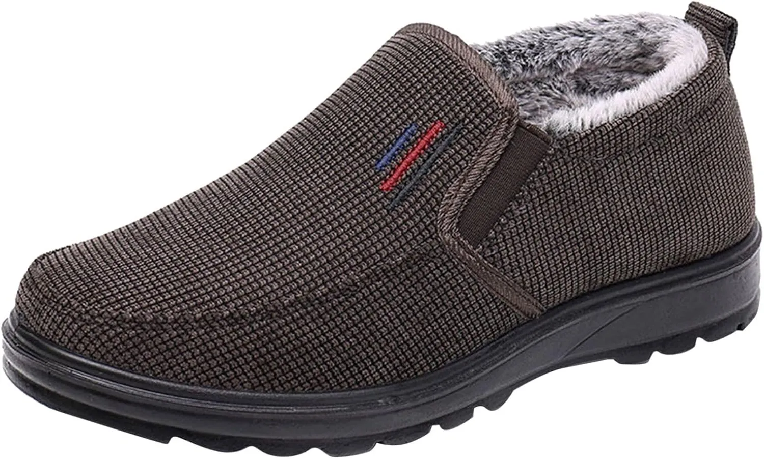Men Snow Boots in and Winter Fashionable Simple Solid Color Comfortable Flat Bottom Warm and Men Insulated Hiking Boots