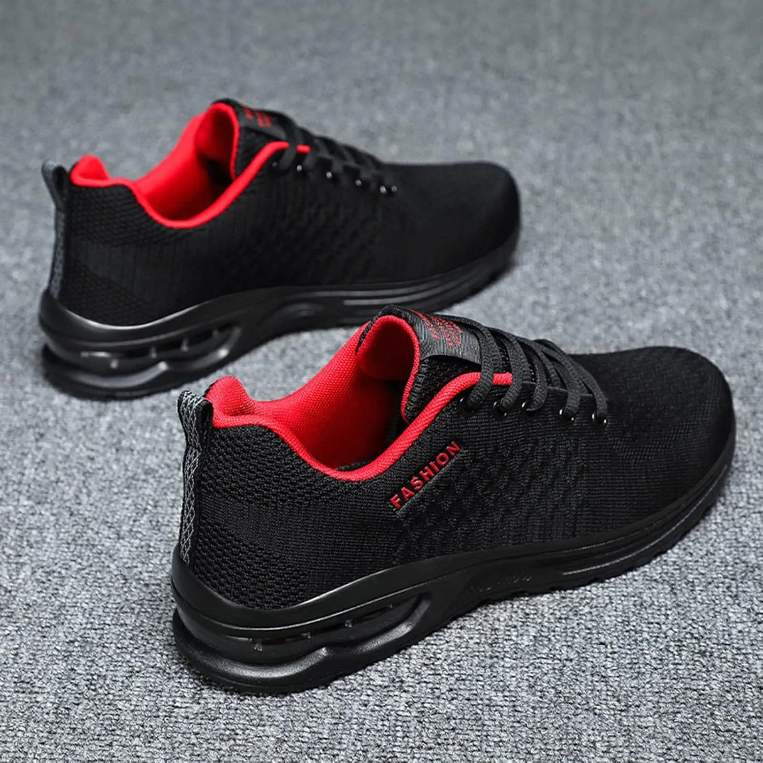 Men's Athletic Running Shoes Breathable and Light Outdoor Comfy Walking Shoe Men's Lightweight Cushion Sneakers