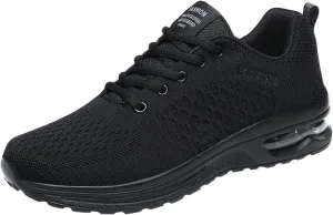 Men's Athletic Running Shoes Breathable and Light Outdoor Comfy Walking Shoe Men's Lightweight Cushion Sneakers