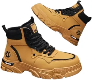 Men's Breathable Hiking Boots for Outdoor Walking, Mountaineering, Spring/Autumn/Winter - Non-Slip Traction