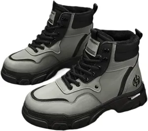 Men's Breathable Hiking Boots for Outdoor Walking, Mountaineering, Spring/Autumn/Winter - Non-Slip Traction
