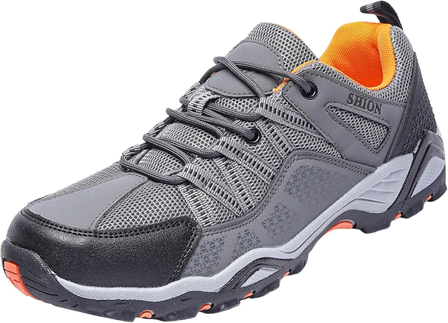 Men's Breathable Stretch Workout Shoes Lace Up Comfortable Light-Weight Shoe Men's Stylish Lightweight Sneakers