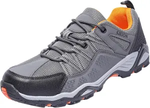 Men's Breathable Stretch Workout Shoes Lace Up Comfortable Light-Weight Shoe Men's Stylish Lightweight Sneakers