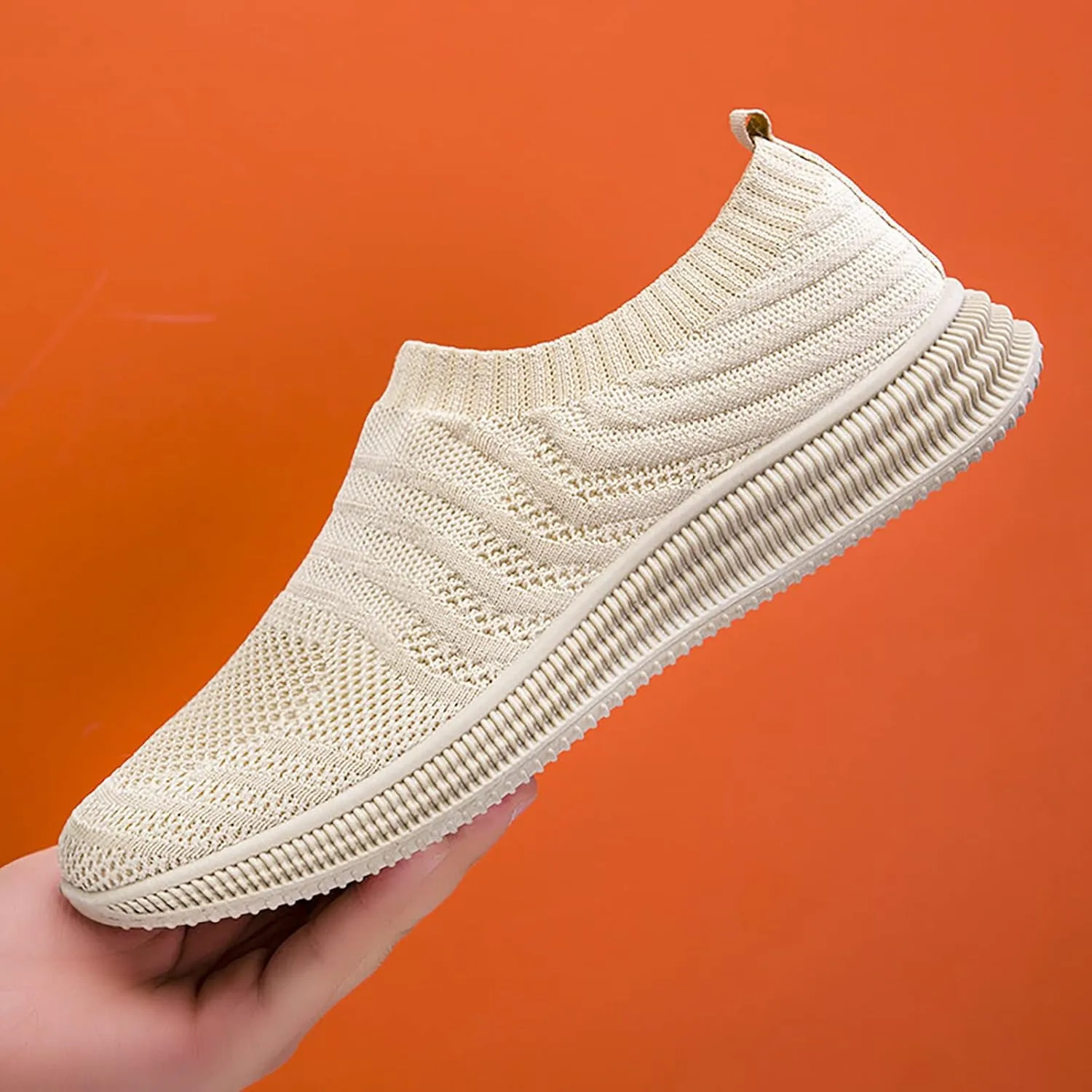 Men's Casual Shoes 2025 Spring and Summer New Fly Woven Mesh Breathable Fashion Walking Mens Sneaker Storage Boxes