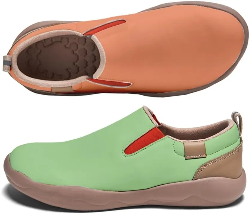 Men's Casual Shoes Slip Ons Walking Loafers Lightweight Comfortable Art Painted Travel Sneaker Macaron Style