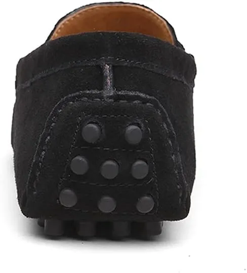 Mens Handmade Suede Leather Casual Loafers Shoes Plus Size Soft Comfortable Driving Walking Shoes