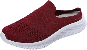 Men's Mesh Sneakers Walking Sneakers for Women Men Running Shoes Loafers for Women Casual Mens Loafers Casual Slip On Platform Sneakers for Women