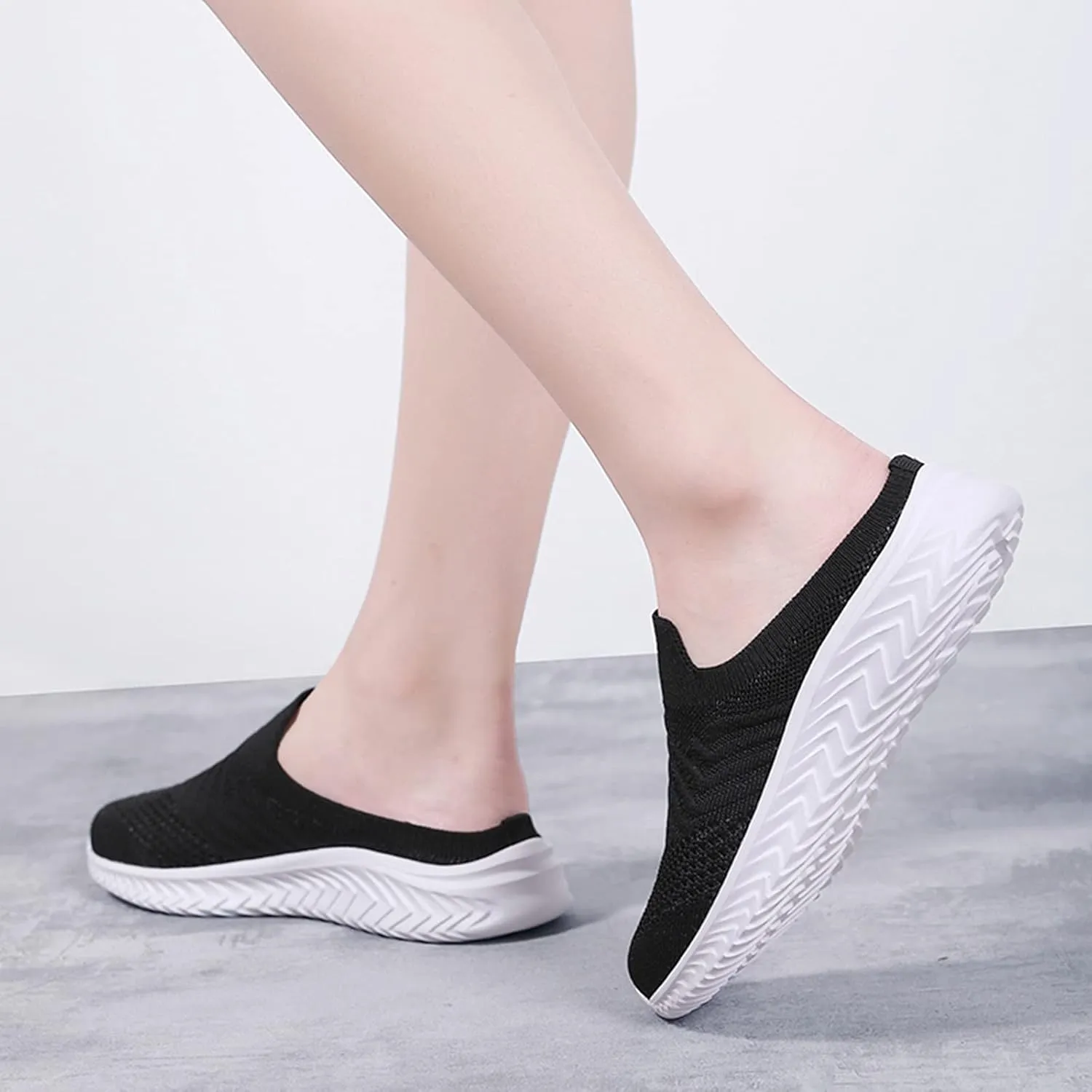 Men's Mesh Sneakers Womens Slip On Sneakers with Arch Support Shoes for Women Round Toe Slip On Casual Women Loafers Womens White Sneakers Wide Width