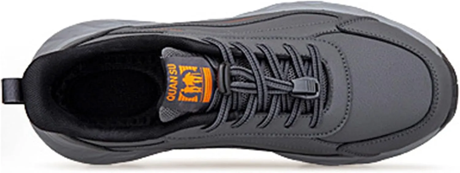 Mens Orthopedic Sneakers Solid Color Casual Soft Thick Sole Walking Running Shoes Comfortable Tennis Shoes Flat Bottom Non Slip Summer Spring Men Shoe