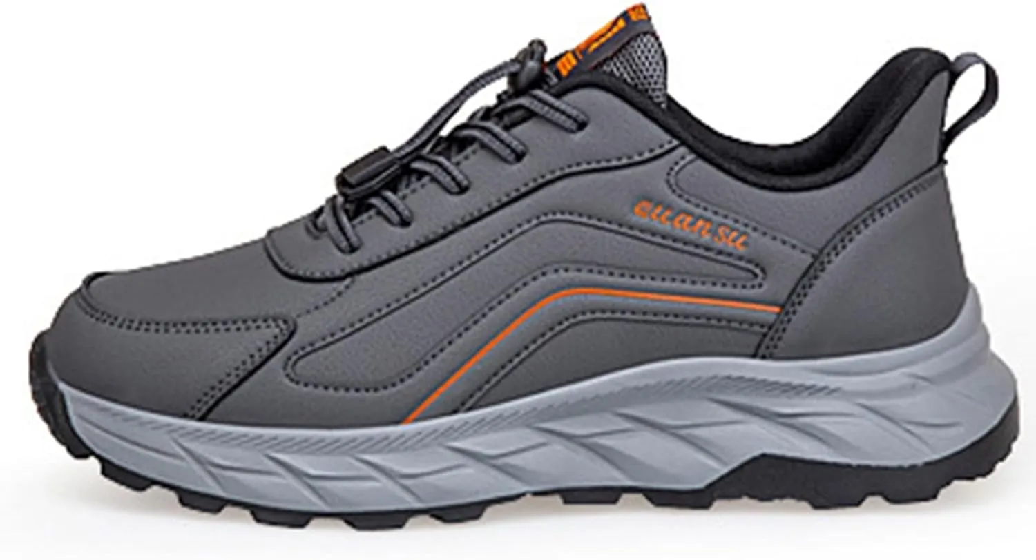 Mens Orthopedic Sneakers Solid Color Casual Soft Thick Sole Walking Running Shoes Comfortable Tennis Shoes Flat Bottom Non Slip Summer Spring Men Shoe