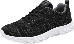 Men's Running Shoes Non Slip Breathable Lightweight Casual Sneakers Breathable Athletic Sports Walking Shoes