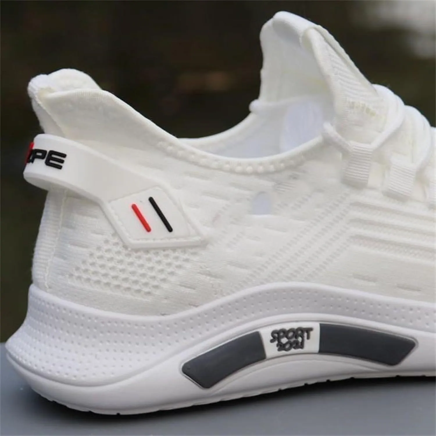 Mesh Orthopedic Sneakers for Men Breathable Lace Up Walking Running Shoes Solid Color Comfortable Tennis Shoes Lightweight Casual Mens Sneakers