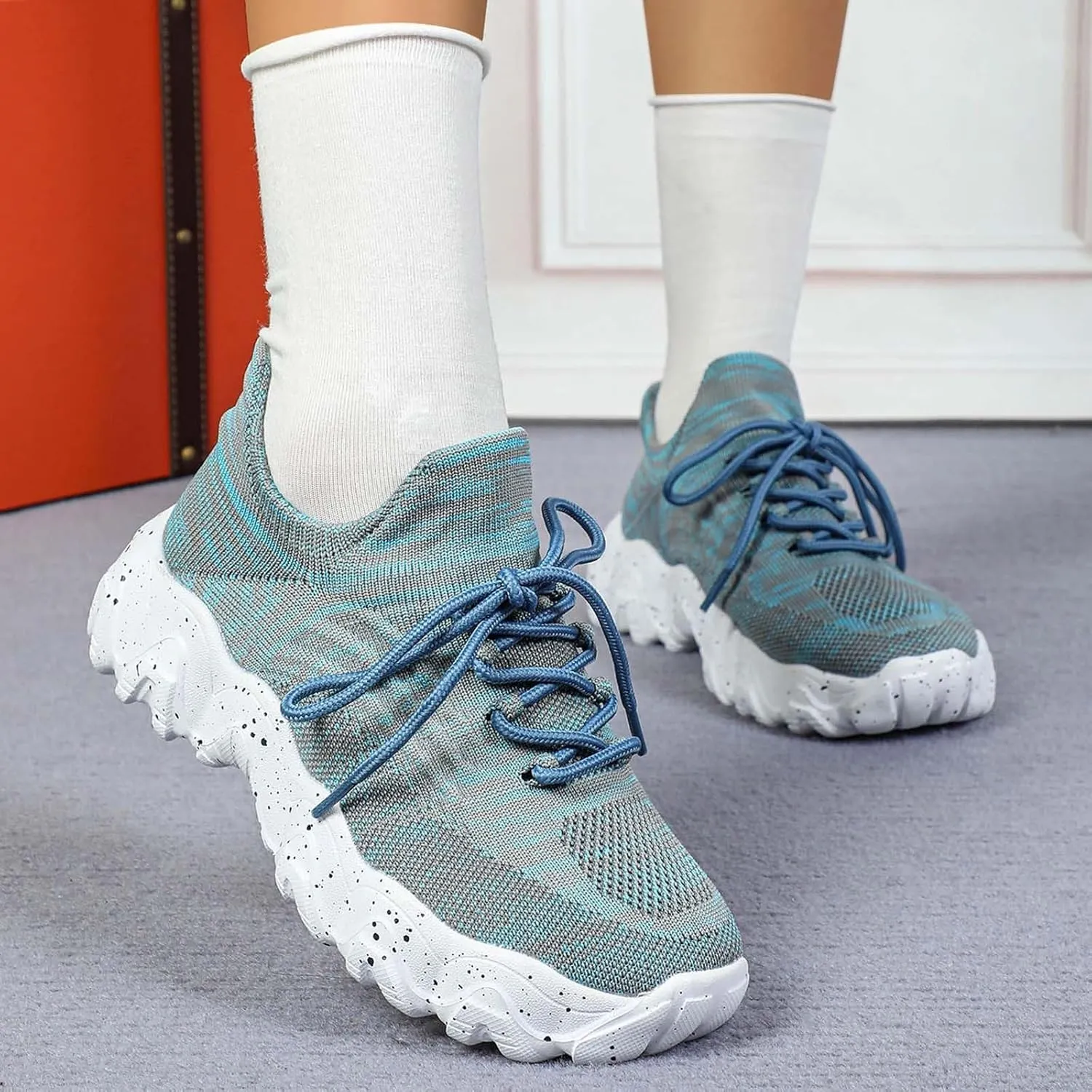 Ortho Pro Sneakers for Women Men Fashion Nurse Babe Shoes,Lightweight Comfortable Running Orthopedic Sneakers,Non-Slip&Breathable Mesh Comfy Slip-On Comfortwear,Soft Arch Support Walking Shoes