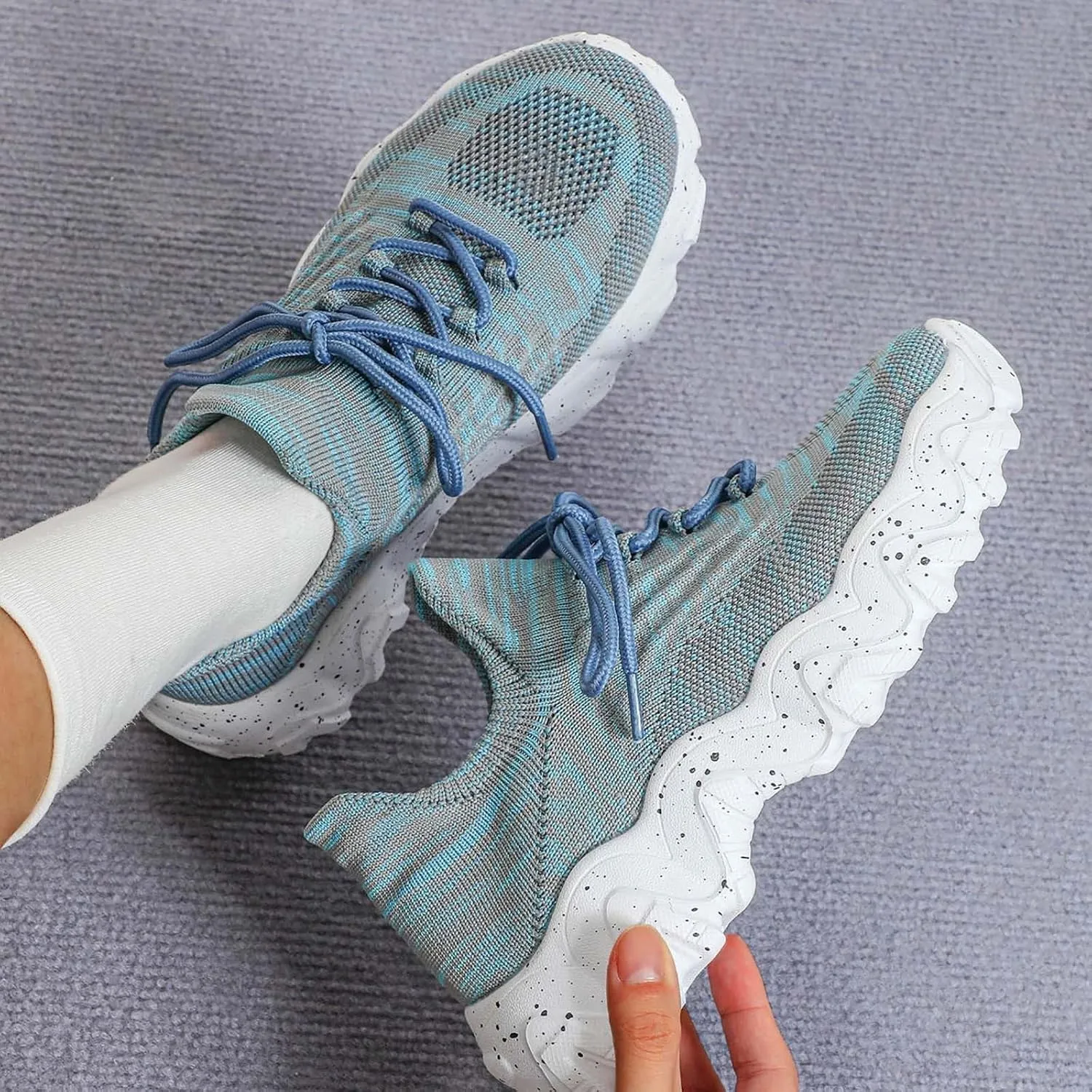 Ortho Pro Sneakers for Women Men Fashion Nurse Babe Shoes,Lightweight Comfortable Running Orthopedic Sneakers,Non-Slip&Breathable Mesh Comfy Slip-On Comfortwear,Soft Arch Support Walking Shoes