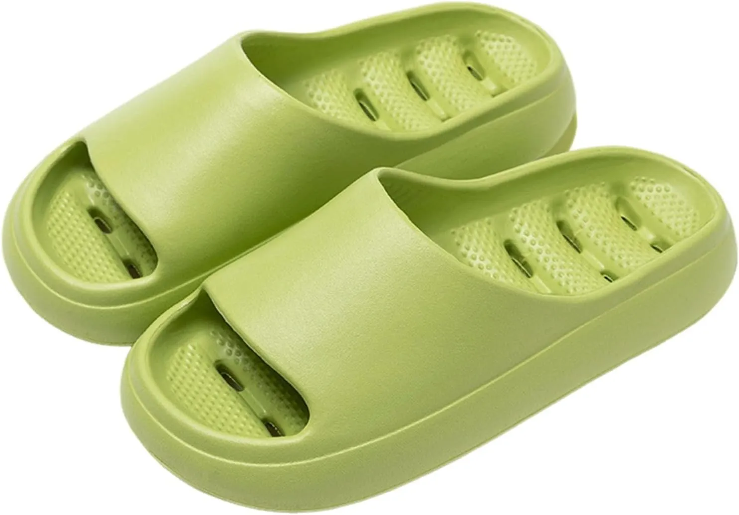 Pillow Slippers for Women Non Slip Indoor Home House Beach Shoes Slim Sandals Shower Slides for Women