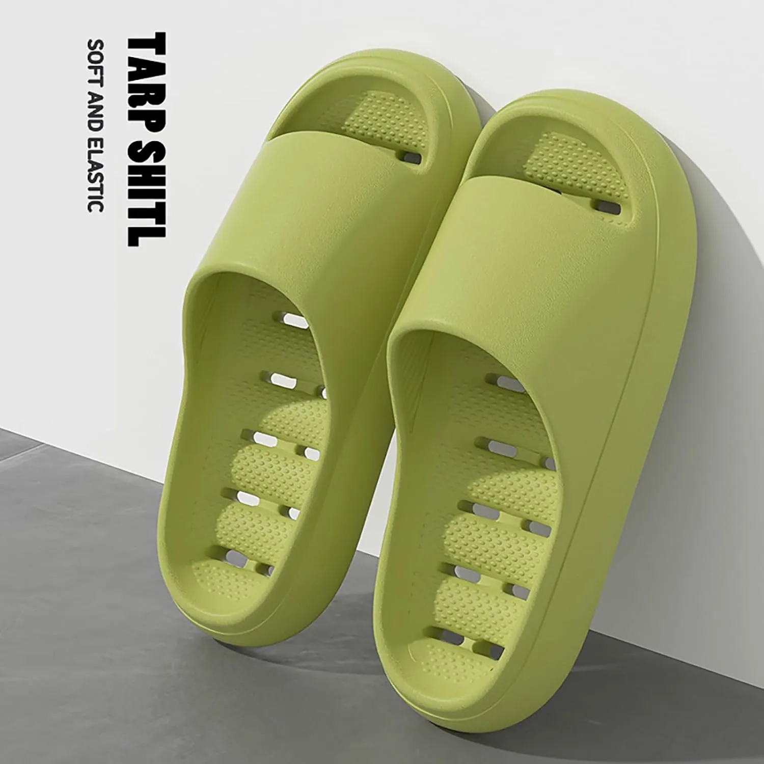 Pillow Slippers for Women Non Slip Indoor Home House Beach Shoes Slim Sandals Shower Slides for Women