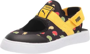 PUMA Light-Flex Summer Fruitmates Sandal, Black-Freesia, 2 US Unisex Little Kid