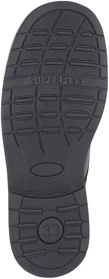 Roamers Boys Twin Touch Fastening Casual Leather Shoe