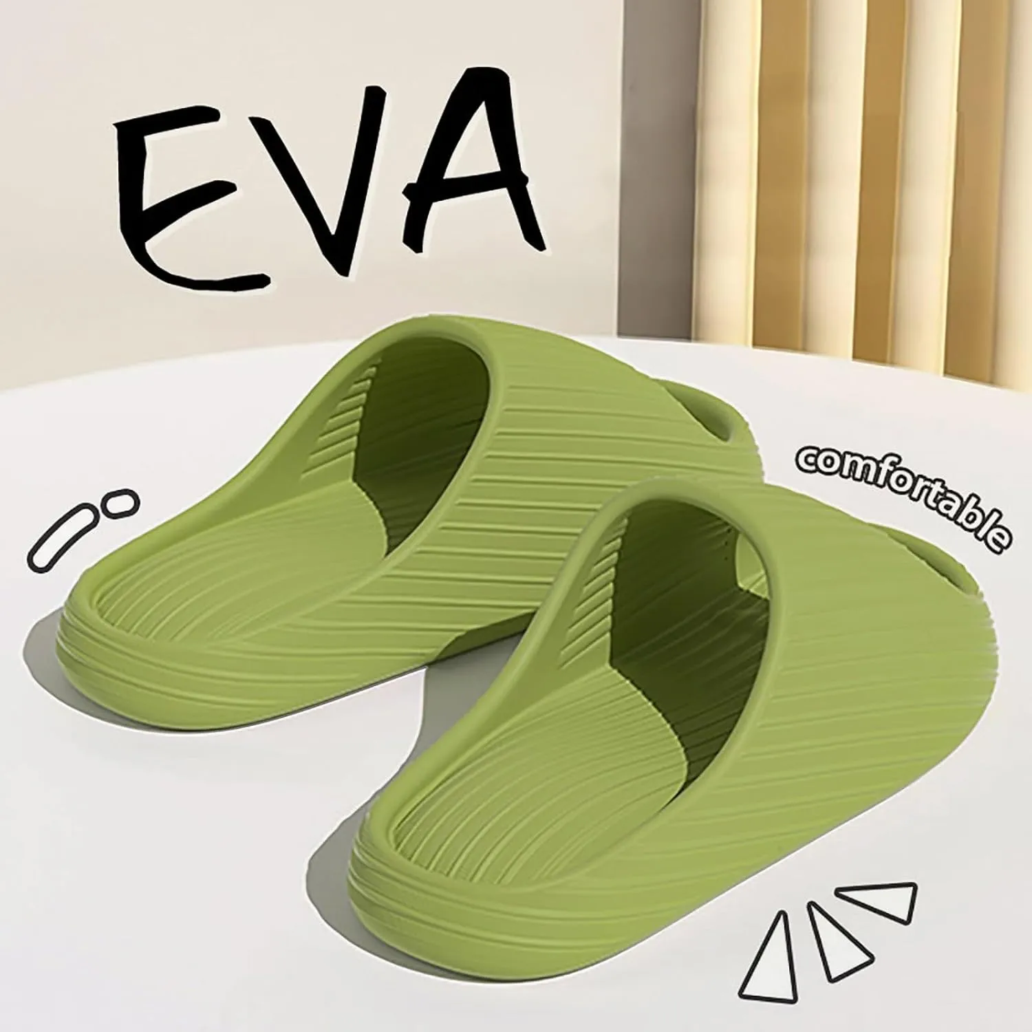Sandal Slippers for Women Bathroom House and Pool Sandals Non Slip Pool Slides Shower Shoes for Women