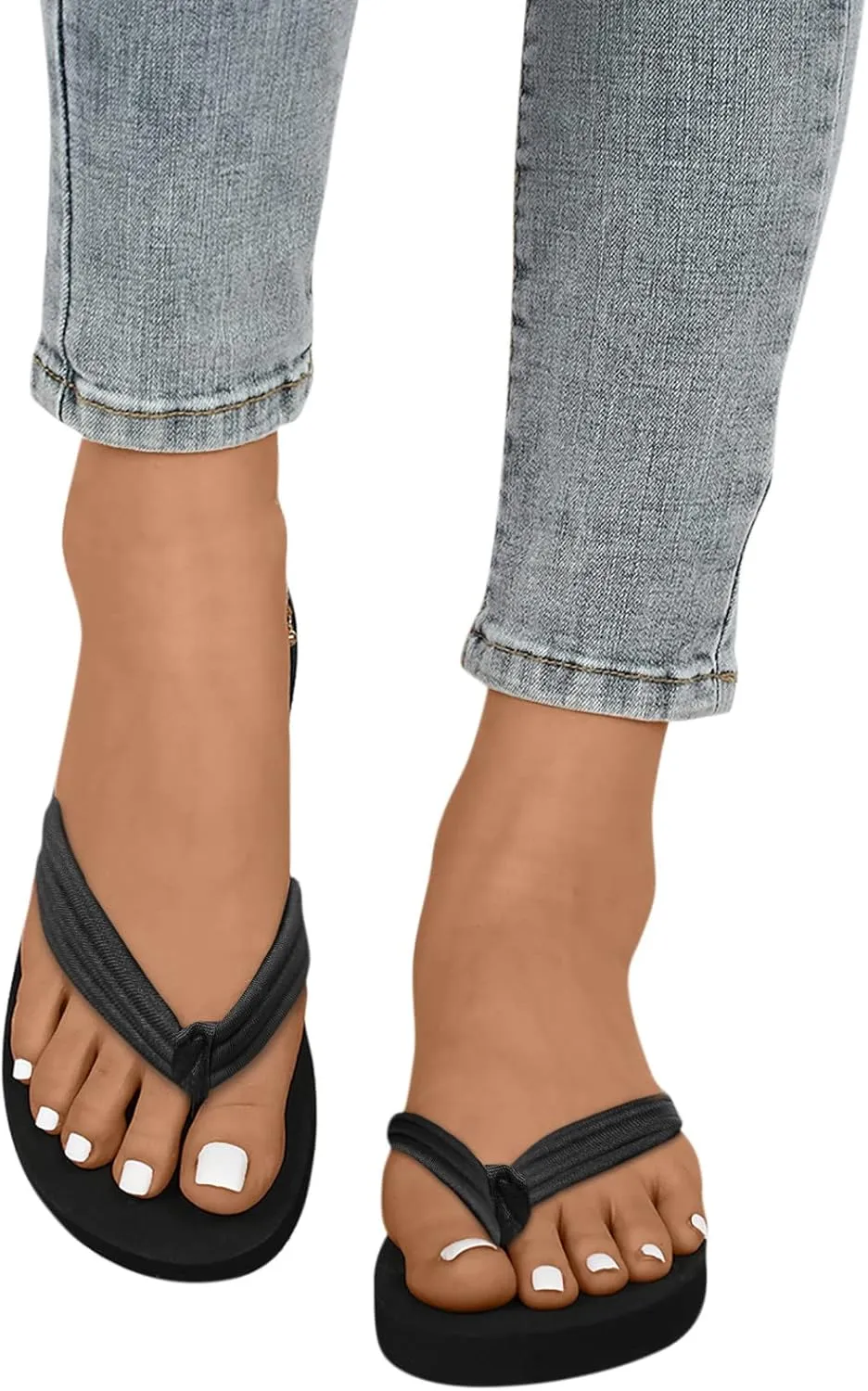Sandals With Arch Support Slip On For Women Fashion Sandals Flip Causal Slippers Ladies Flat Shoes Flops Women's Slipper