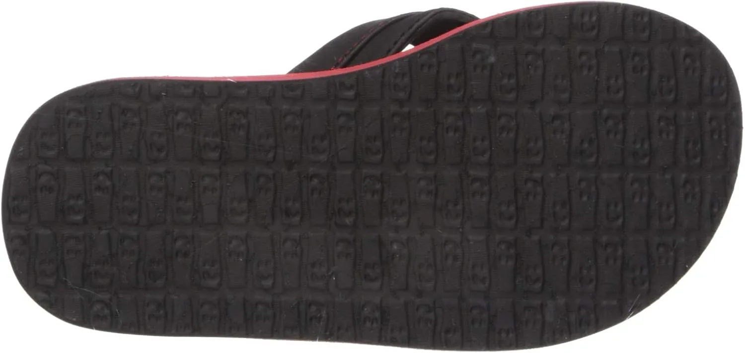 Sanuk Kids Boys' Root beer Cozy Light Flip-Flop