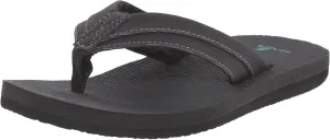 Sanuk Kids Boys' Root beer Cozy Light Flip-Flop