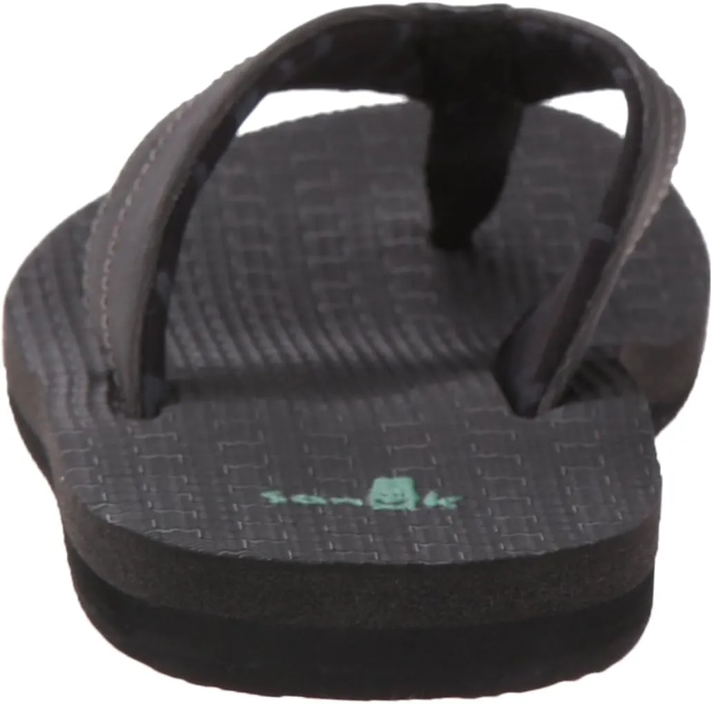 Sanuk Kids Boys' Root beer Cozy Light Flip-Flop