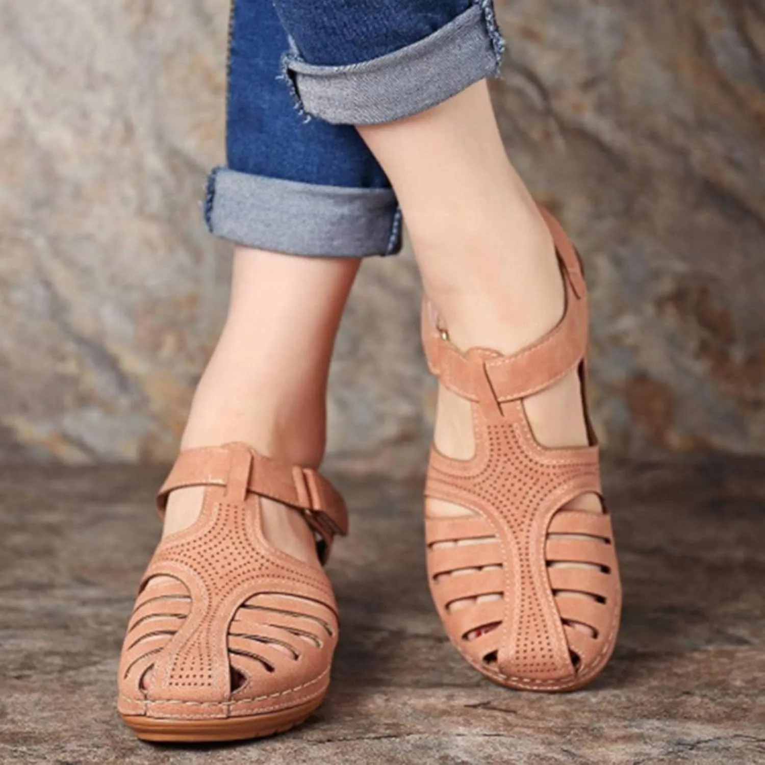 SBGMoSJ Ortho Dressy Sandals for Women Womens Orthopedic Flip Flops Wide Womens Summer Shoes White Women Comfort Sandals Walking Shoes Women Office Comfortable Sandals Women Huarache