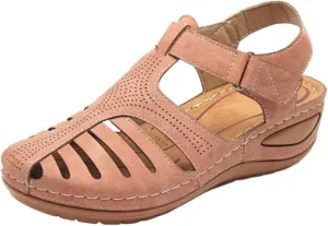 SBGMoSJ Ortho Dressy Sandals for Women Womens Orthopedic Flip Flops Wide Womens Summer Shoes White Women Comfort Sandals Walking Shoes Women Office Comfortable Sandals Women Huarache