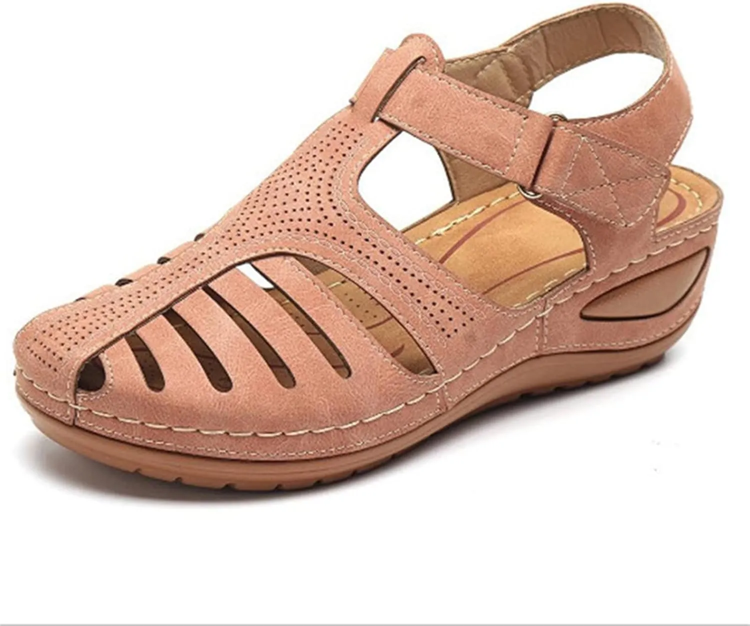 SBGMoSJ Ortho Dressy Sandals for Women Womens Orthopedic Flip Flops Wide Womens Summer Shoes White Women Comfort Sandals Walking Shoes Women Office Comfortable Sandals Women Huarache