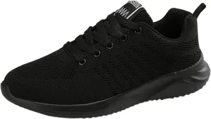 SBGMoSJ Womens Sneakers Size 6 Slip Ons Black Sneakers Women Trendy Hiking Shoes Women Lightweight Breathable Women Sneakers Women's Comfortable Working Nurse Shoes Non-Slip Size 6.5