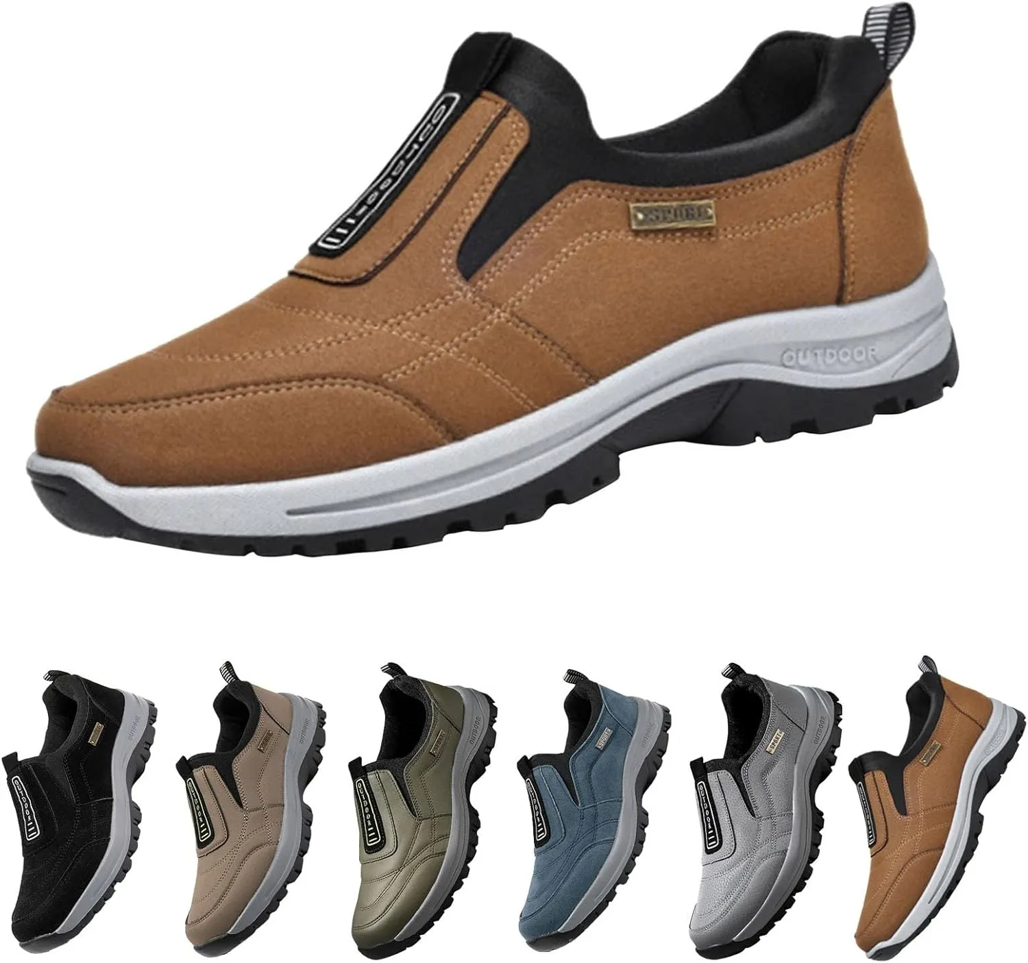 Shoes for Men Women's Fashion Sneakers Mens Loafers Casual Slip On Keep Warm Flat Bottom Christmas Dress Shoes for Women Comfort Cute Casual Slip On Lightweight