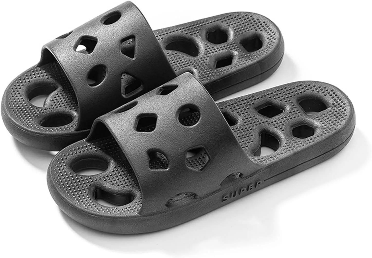 Shower Sandals Non Slip Quick Drying Bathroom Slippers for Women Men Swimming Beach Indoor and Outdoor Slides for Men
