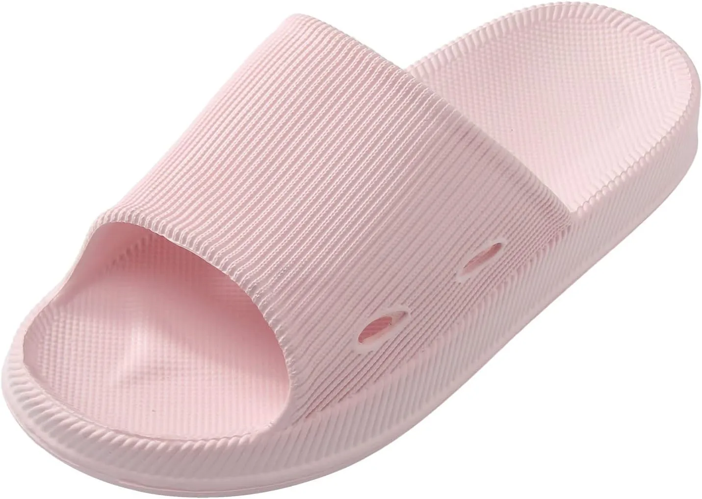 Shower Sandals Shower Shoes with Drainage Holes Non Slip Quick Drying Cloud Slides for Women with Arch Support