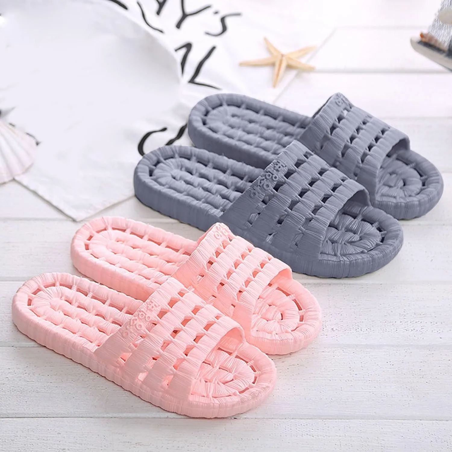 Shower Sandals Slippers with Arch Support for Women Shower Shoes Quick Drying Sandals Indoor and Outdoor
