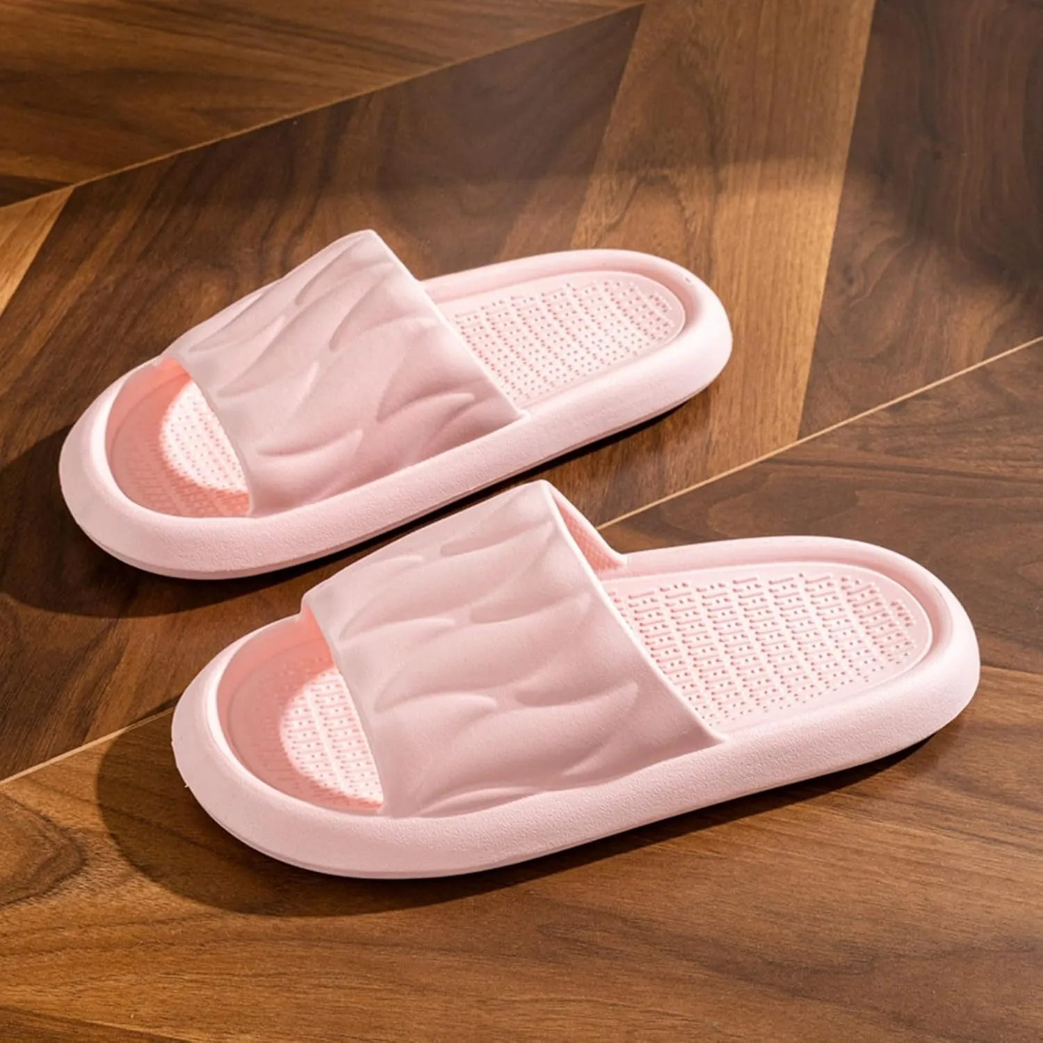 Shower Shoes for Women Open Toe Shower Shoes Bathroom Sandals Versatile Sandals Summer Slides Sandals for Women
