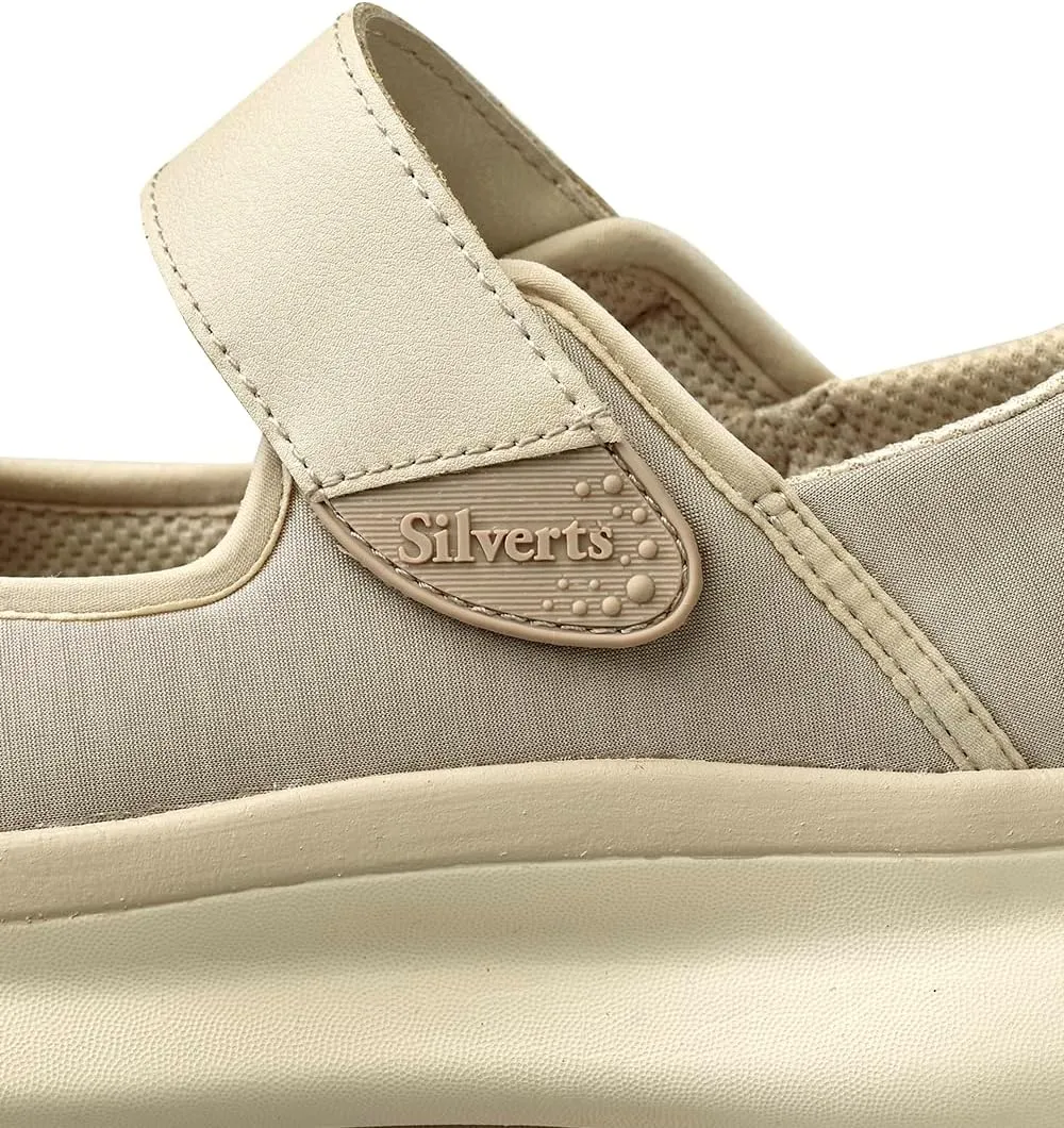 Silvert's Adaptive Clothing & Footwear Women’s Extra Wide Mary Jane Walking Shoes with Easy Touch
