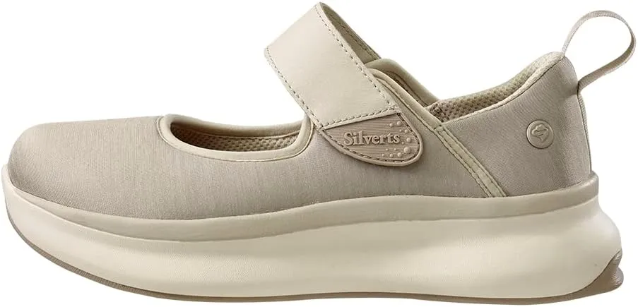 Silvert's Adaptive Clothing & Footwear Women’s Extra Wide Mary Jane Walking Shoes with Easy Touch