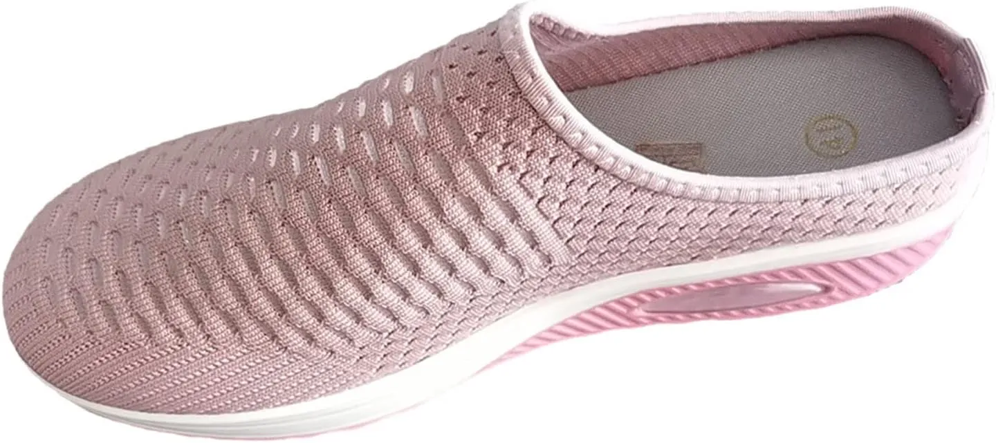 Slip On Sneakers for Women Orthopedic Platform Loafers Breathable Lightweight Running Shoes Summer Open Back Garden Clogs