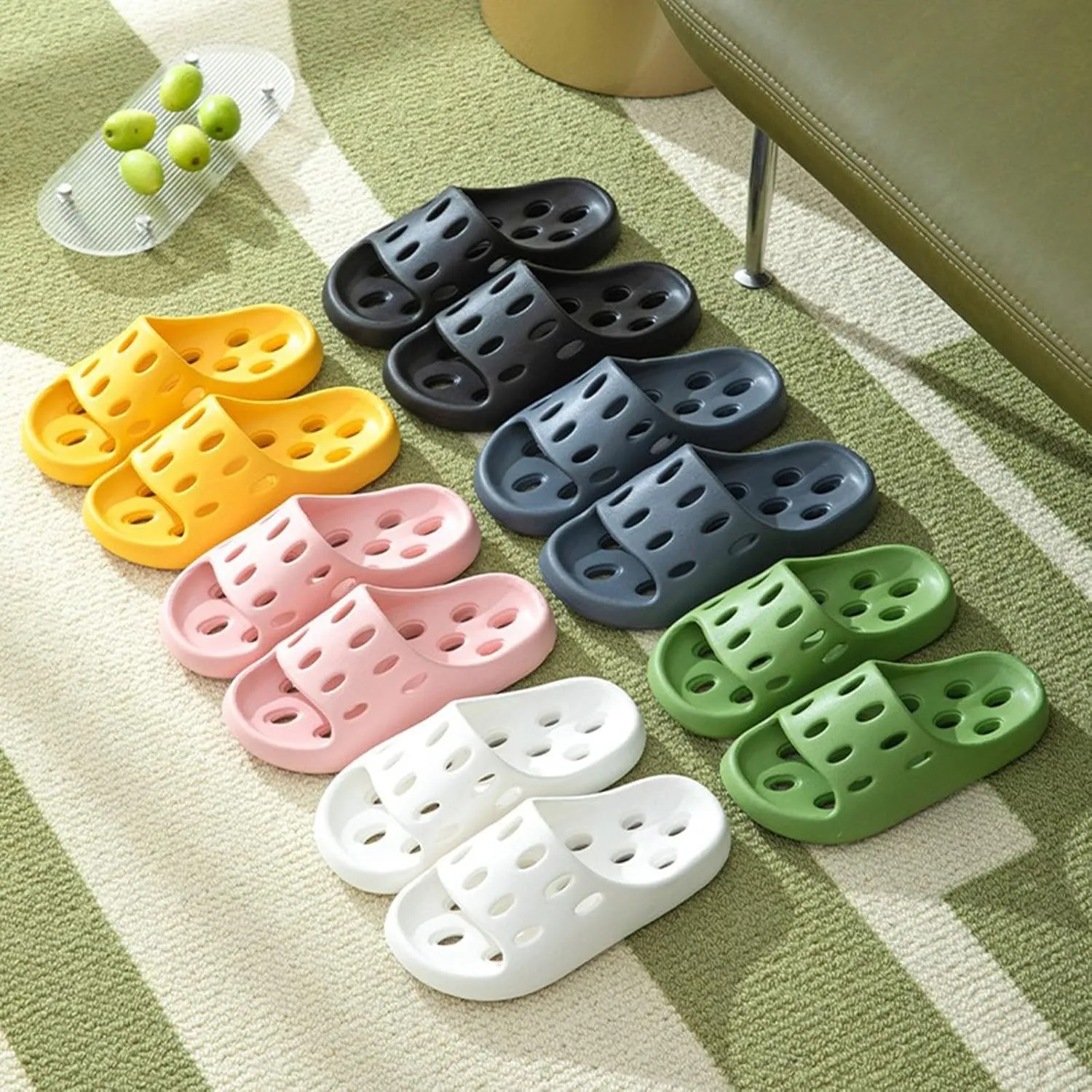 Slipper for Men and Women Summer Indoor Plus Size Slides Bathroom Sandals Light Slippers for Women