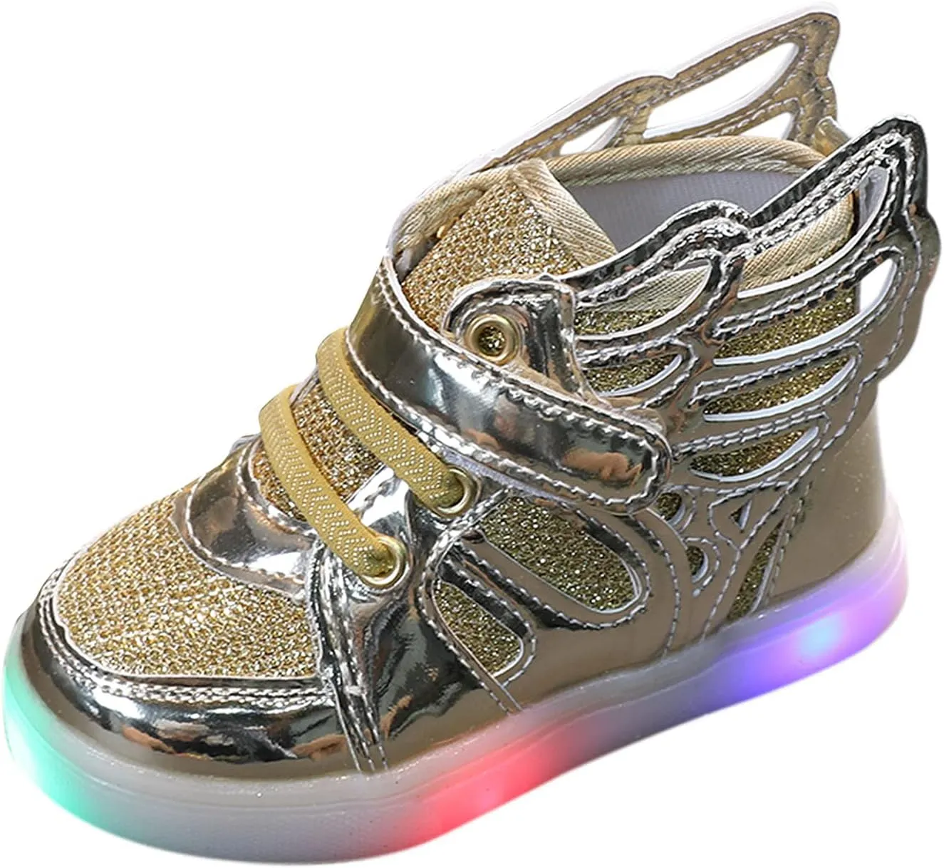 Sneakers for Girls LED Light Up Sneakers Breathable Sport Casual Shoes Kids Light Flashing Lightweight Running Shoes